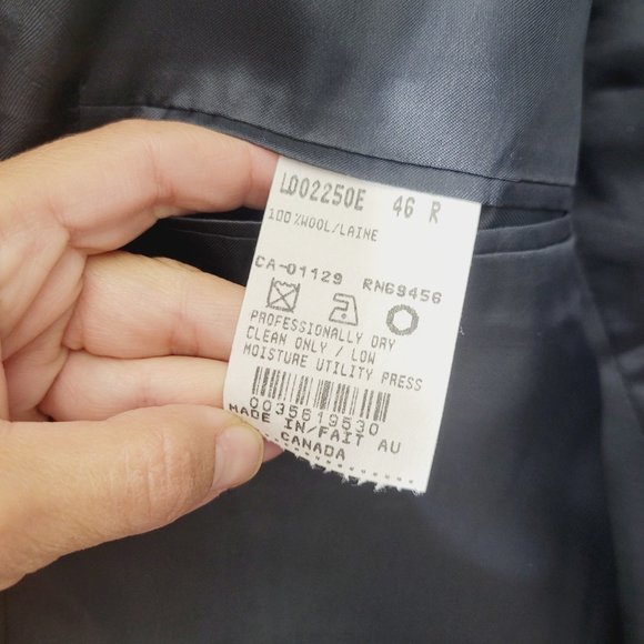 Vintage Academic Professor Sport Coat Tweed Houndstooth Preppy Collegiate Wool - Picture 13 of 13